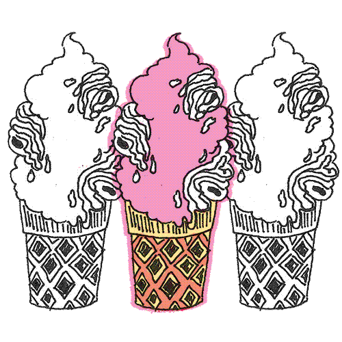 ice cream dream animation gif | WiffleGif