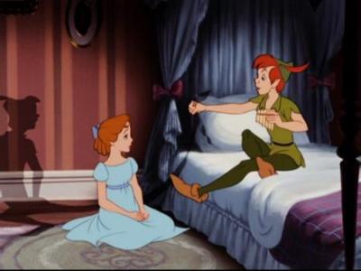 Peter Pan: Ódio é uma palavra forte, não acha?
Wendy: Amor também é, e as pessoas falam como se não significasse nada.