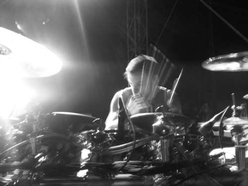 Shannon on drums 23-6-2011 Prague<br /> by me » /></a></p> <p>credit :<a href=