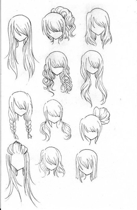 Anime Hairstyles For Girls Pictures