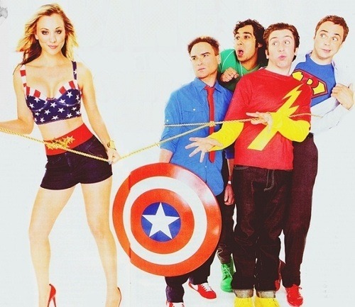 Kaley is Wonderwoman D Tagged as The Big Bang Theory Cast Kaley 