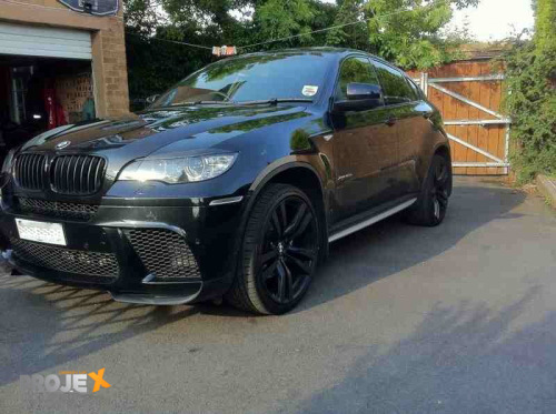 BMW X6 completed this is the Black on Black on Black look