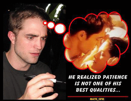 ateofie:

I understand your “pain,” Rob! Must be really hard to focus when your girl is waiting for you!

lmao i bet  it is really HARD