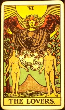 tarot lovers card