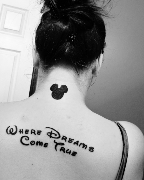 Walt Disney world id everything for me and this Tattoo is really 