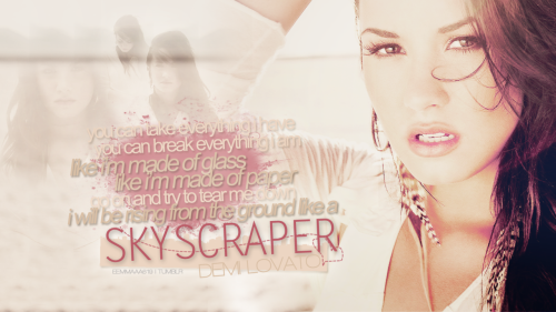 Demi Lovato Skyscraper 