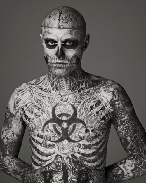 Rick Genest best tattoos ever and lots of love