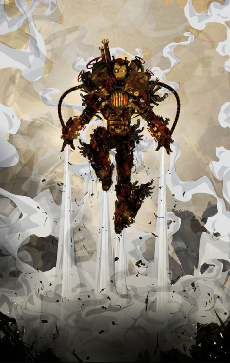 Marvel Shattered Vector Paintings by Justin Currie