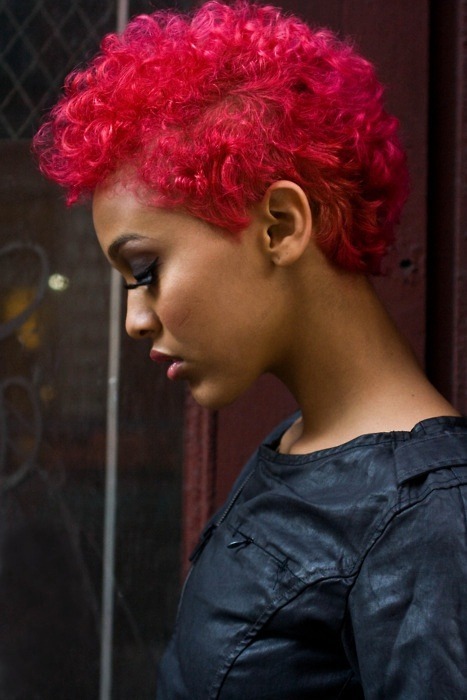 ... afro # hair # dope # short afro # curly # fashion # curly hair # dye