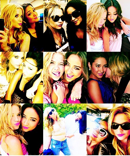 cordeliachases:  10 DAYS OF TELEVISION » 5 Favorite Co-stars↳ Ashley Benson &amp; Shay Mitchell (5/5)  Shayley all the way&#160;!