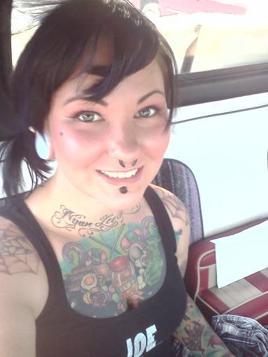 New face tattoo eeee And lots of colors 