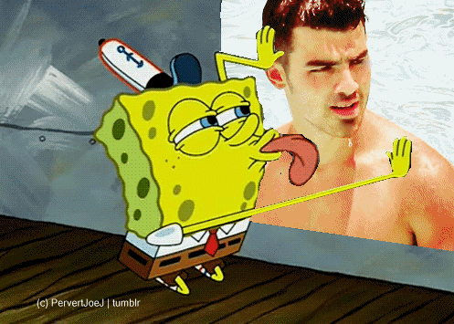 Tagged Joe Jonas Spongebob gif lgbt gay funny Source pervertjoej