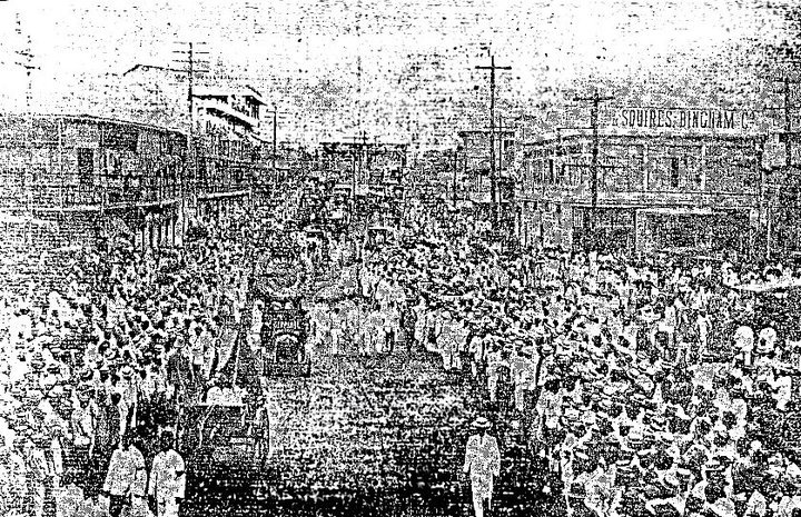 indiohistorian:  This is a photo of the funerary procession of Teodora Alonzo in 1911. She’s the mother of the Philippine national hero Jose Rizal. Last Tuesday was the centenary of her death. It’s ennobling to remember how Teodora Alonzo reacted when the new American colonizers offered her a lifetime pension. She said, “My family has never been patriotic for the money. If the government has plenty of funds and does not know what to do with them, it’s better to reduce the taxes.” A brave woman. A great Filipina. Photo above courtesy of Teodora Alonso: Death Centenary (1911-2011)