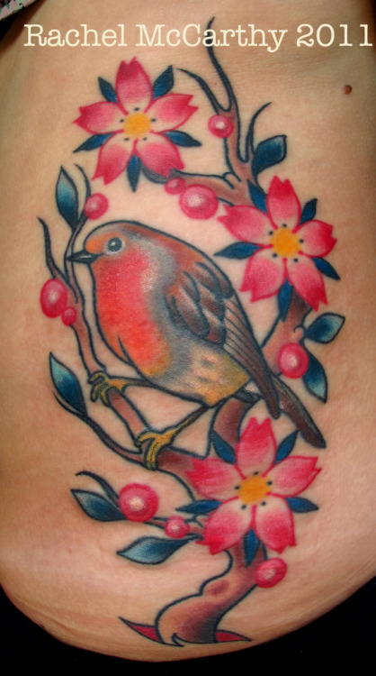  cherry blossom #japanese tattoo #rachel mccarthy tattoo #tattoos