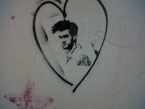Morrissey stencil found in Comodoro Rivadavia Argentina Related Articles