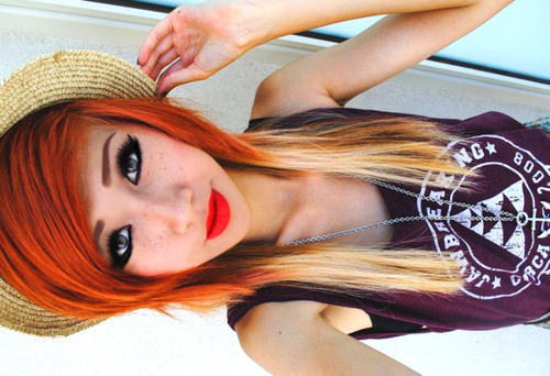 Red-Orange Blonde Hair