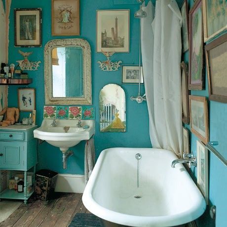 My Bohemian Home ~ Bathrooms and Powder Rooms
