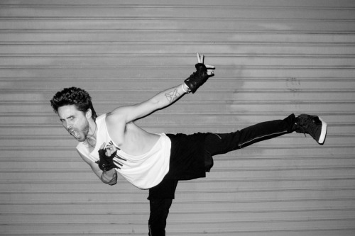 Jared Leto… kicking karate!