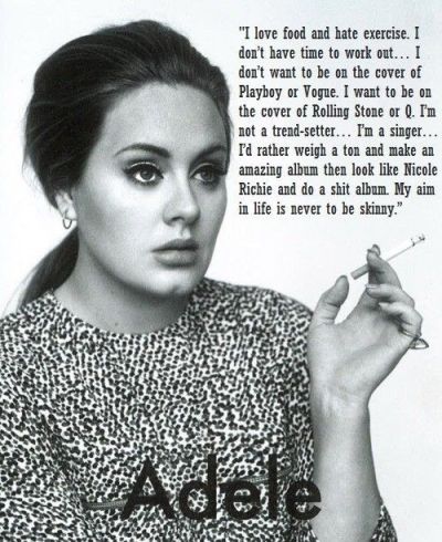 Adele Picture Quotes on Source Starlet6 Adele Weight Weight Issues Singers Adele Quotes