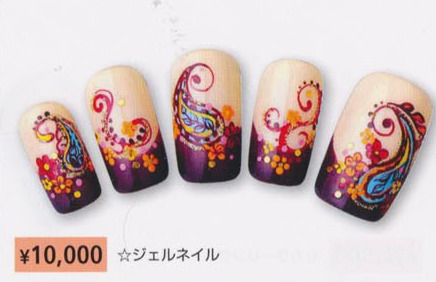tagged as: nails. nail art. japanese nail art