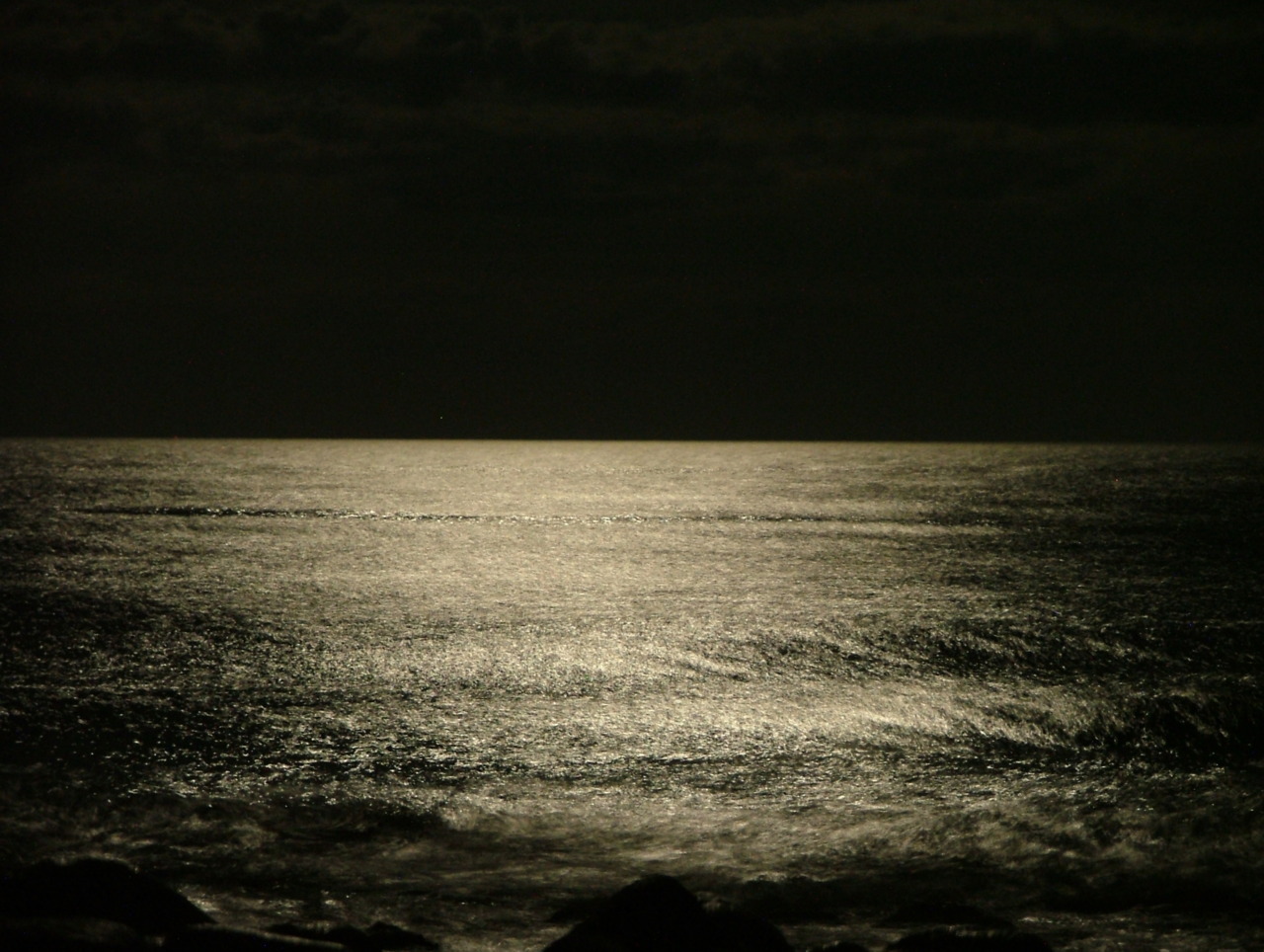 night ocean