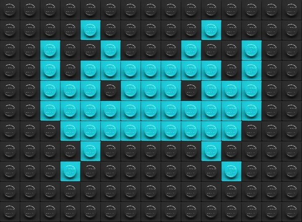 Lego Space Invader by Mark Delaney