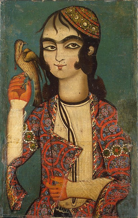 rocketblastfury:

via zenfancy -

Artist unknown, Boy Holding a Falcon, Iran, Late 18th century, Qajar Dynasty, Hermitage Museum