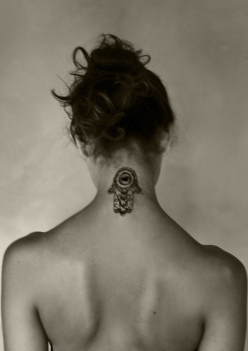  amulet hamsa hamsa tattoo khamsa neck tattoo protection talisman 