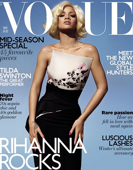 
HQ Cover of Rihanna on “British Vogue”
