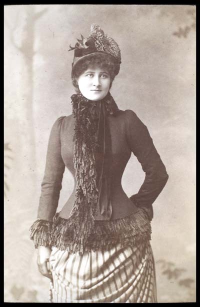 Miss Mary Anderson stage actress 1880s