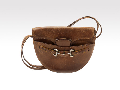 From the archive: shoulder bag with metal horsebit, 1950s - early 1970s