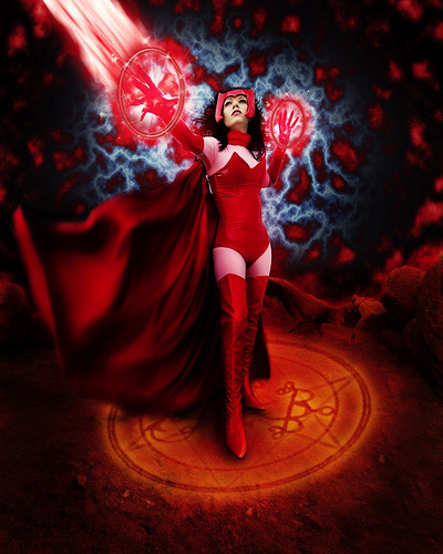 Ana Aesthetic as Scarlet Witch
