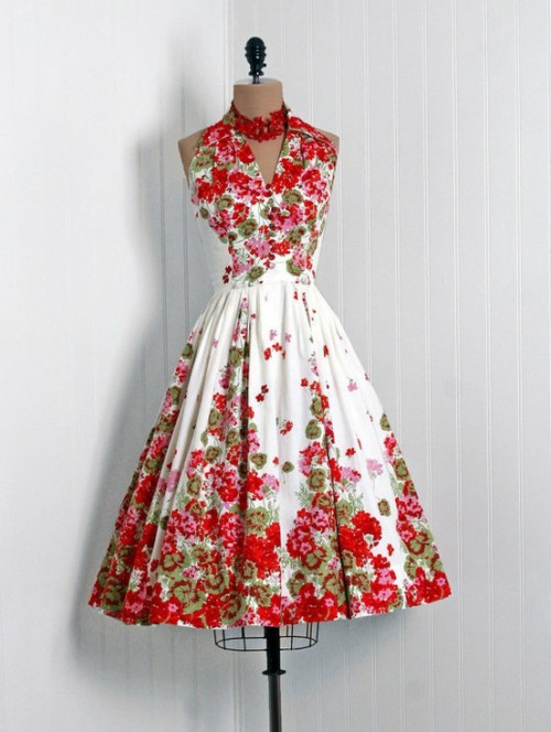 Vintage Garden Party Dress 7