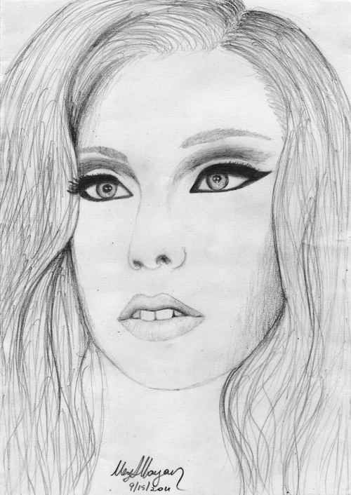 My Lady Gaga drawing 3 Previously 1 2 My Lady Gaga drawing 3 