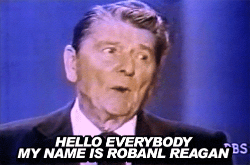Image result for bowing to reagan gif