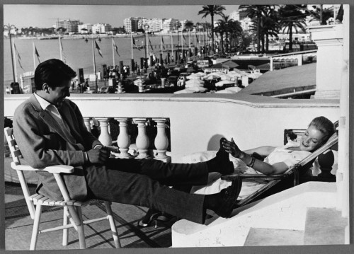 From the archive: Alain Delon and Romy Schneider, Cannes - 1959