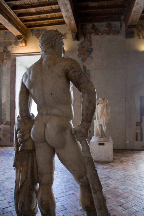 Rear view of Hercules at the Palazzo Altemps in Rome 