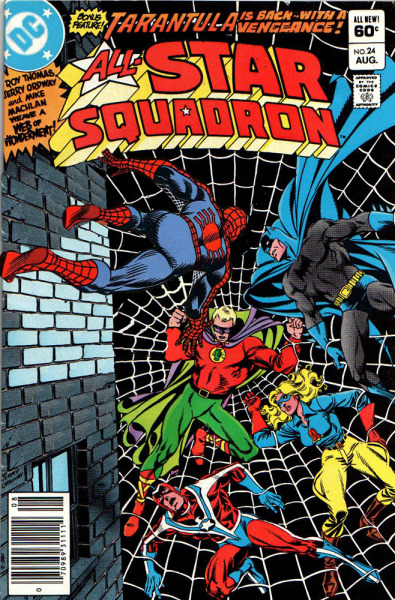 Look out! here comes Spider-Man!
Mashed covers:
All-Star Squadron #24
Amazing Spider-Man #115
