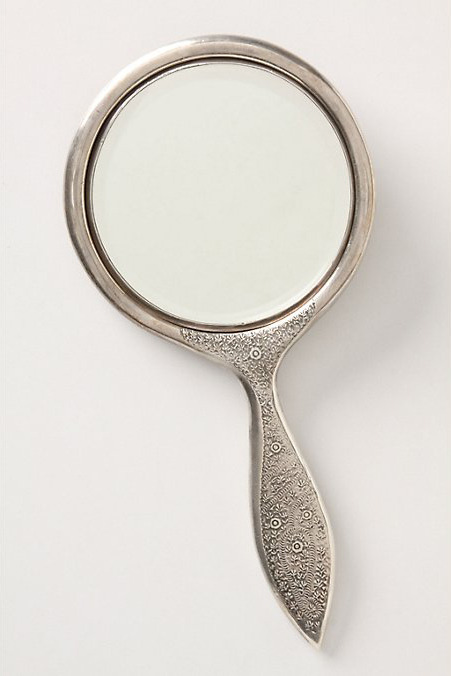 Glimmering Thicket Hand Mirror by Anthropologie