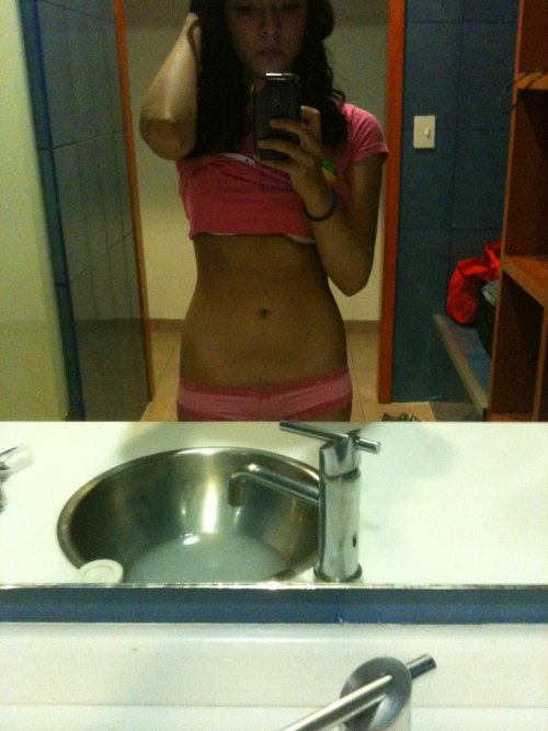 neverskinnyenoughx:

probably the skinniest I’ve ever been.
progress 11/17/11
the rest of the fat need to go. next weeks progress has to be better.
