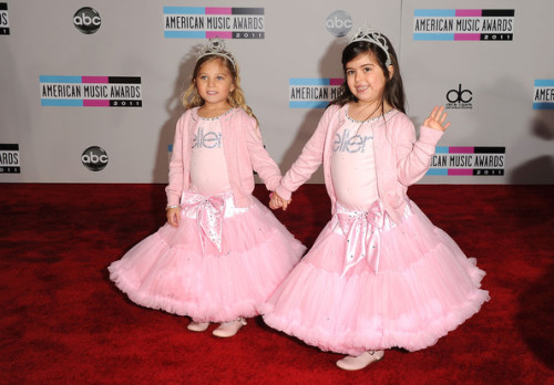 Sophia Grace and Roise at the American Music Awards 2011