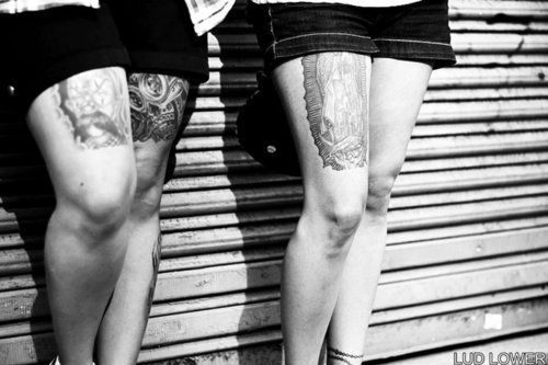 Tagged legs tattoo tattoos