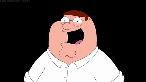 Image result for excited peter griffin gifs