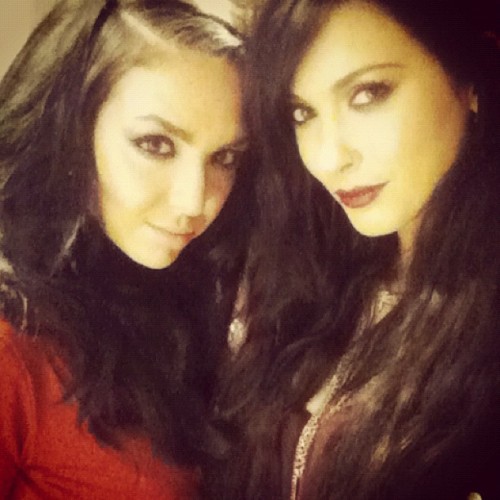 winkpeaceandpoutbaby:

Night on the tiles with this babe! (Taken with instagram)
