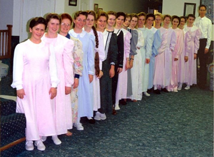 Warren Jeffs and 17 of his wives
from the film Sons of Perdition