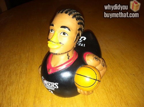 I am a real estate agent.  This is a gift I recieved from my husband’s friend when I had my first closing.  Not sure why anybody would need/want an Iverson Ducky. -Angie