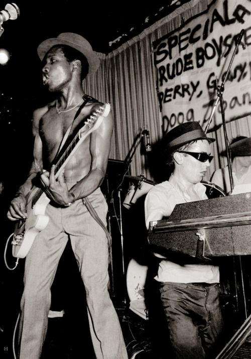 youaintpunk:

I took this photograph of the Specials in 1981 on the Seaside Tour during a similar time of economic crisis, cuts, racism and unemployment - Janette Beckman
