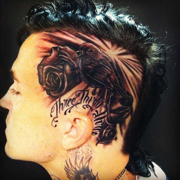 omg Yelawolf 8217s head tattoo omg Yelawolf's head tattoo