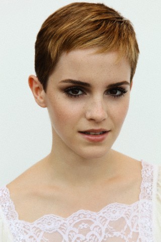 Emma Watson's first pixie cut shoot Marie Claire 2010