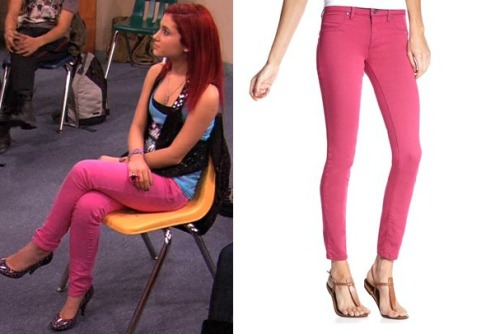 An alternative to the hot pink jeans Cat Valentine wore on an early episode